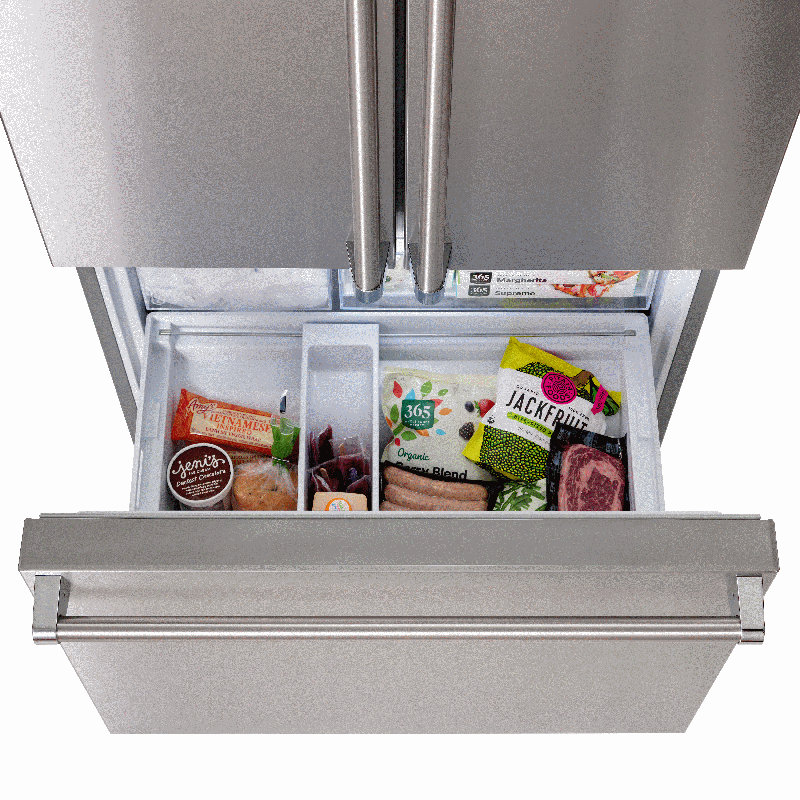 3 Series 36" French-Door Bottom-Freezer
