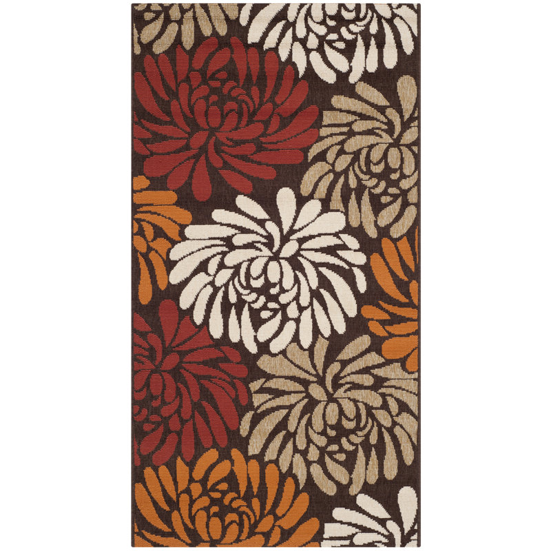 Centeno Performance Floral Indoor/Outdoor Area Rug, Rectangle 2'7" x 5'