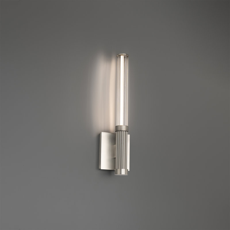 Ribeye 18.75" Dimmable LED Wall Sconce, 3000K Color Temperature, Brushed Nickel