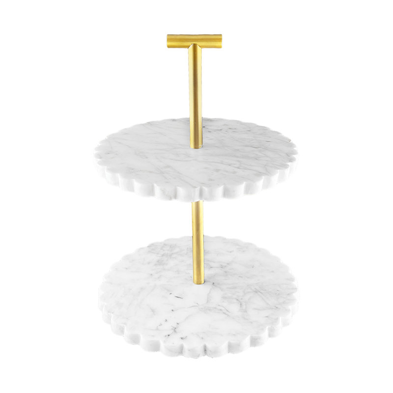 Canvas Home Verona Marble Tiered Server