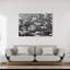 Wildebeest Mass Migration Abstract Contemporary Architecture Wall Art Print 1 Piece Wrapped Canvas Wall Art-705471982