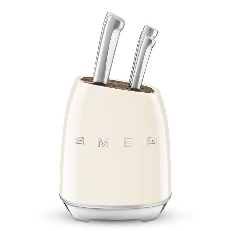 Ensemble de porte-couteaux Smeg, Crème, crème