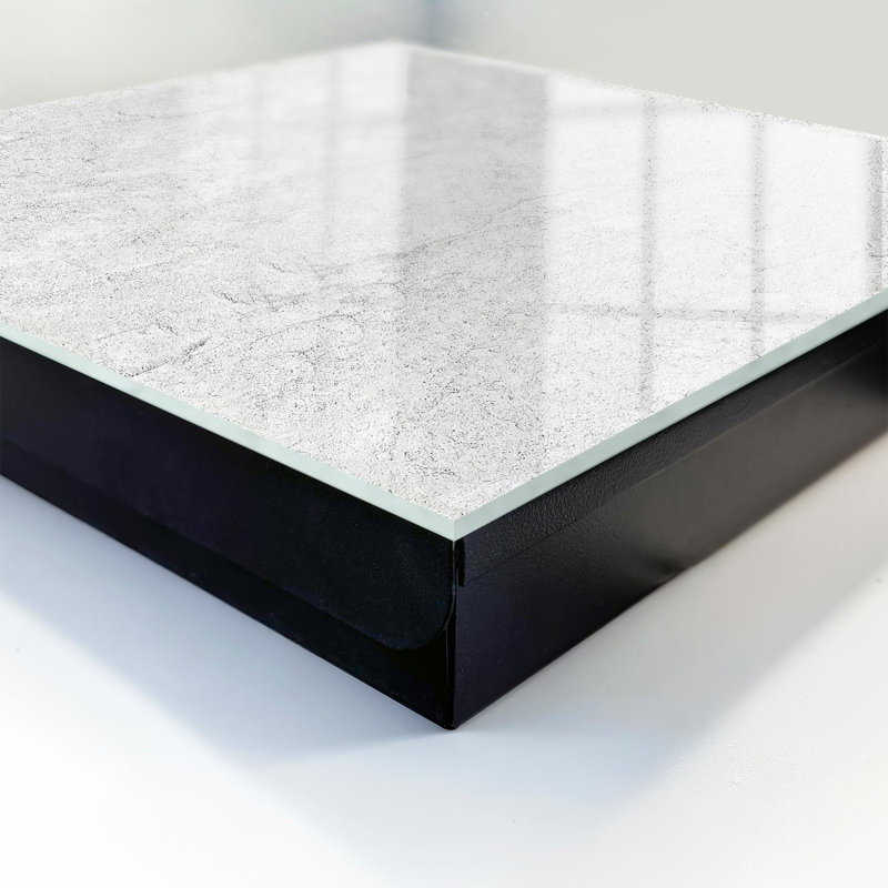 Key cabinet for home, Opens to the right, 30x30x5, Black, Subtle lines with a stone pattern, 