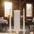 11.5" High White Wedding Unity Candle Set. Great for Weddings Party Special Events and Emergency Lighting Reiki Spa Meditation. W5