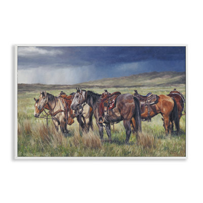 Hurry Up & Wait, art de la giclée encadrée par David Graham
