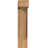5 1/2"W x 18"D x 26"H Traditional Block Smooth Bracket w/ Offset Brace, Western Red Cedar-47797793-47797981