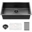 Évier de cuisine encastré 28 po - évier de cuisine encastré en acier inoxydable 28 po x 18 po x 10 po Gauge 16