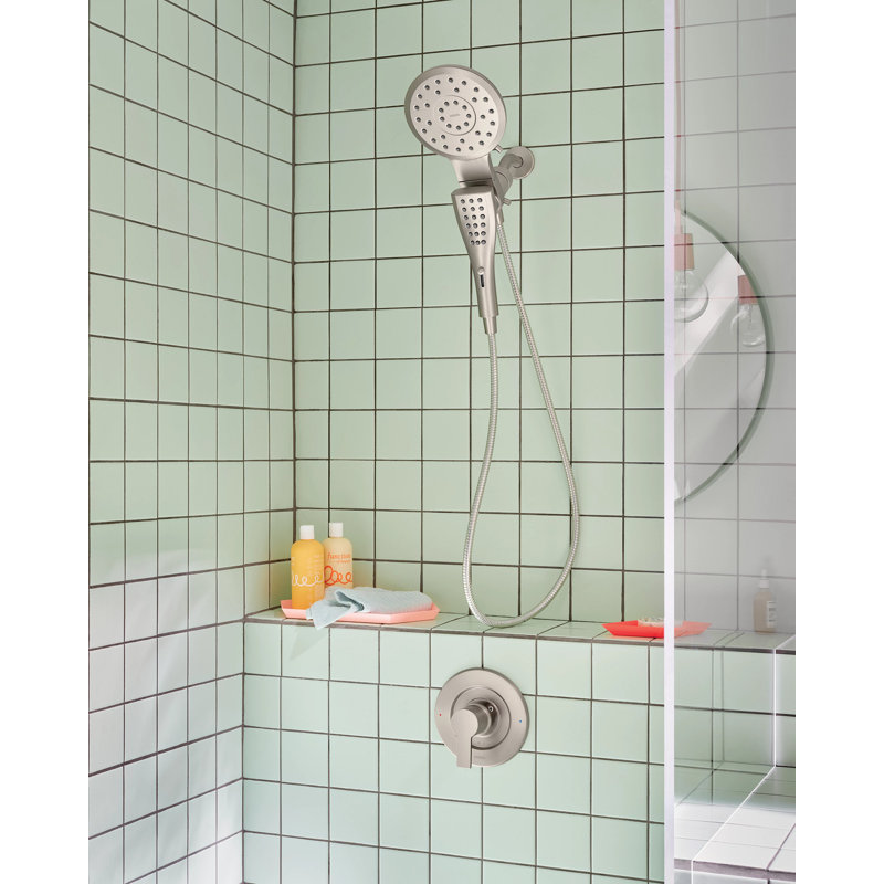 Moen Verso Eight-Function 7" Diameter Spray Head Standard With Hand Shower, Spot Resist Nickel,  1.75 GPM