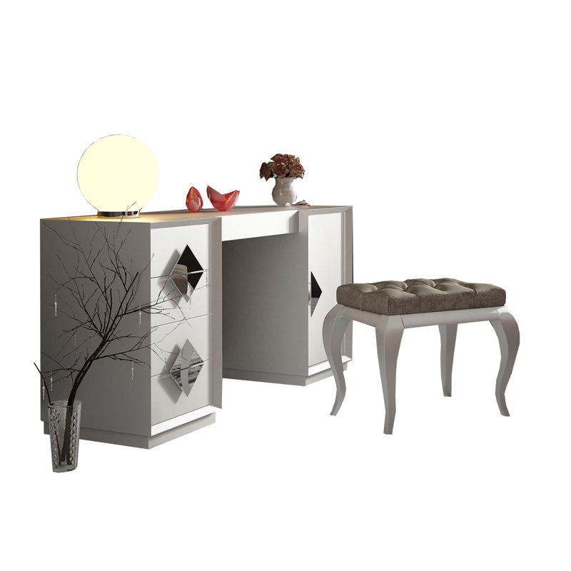 Kirkwood Vanity, White Matte