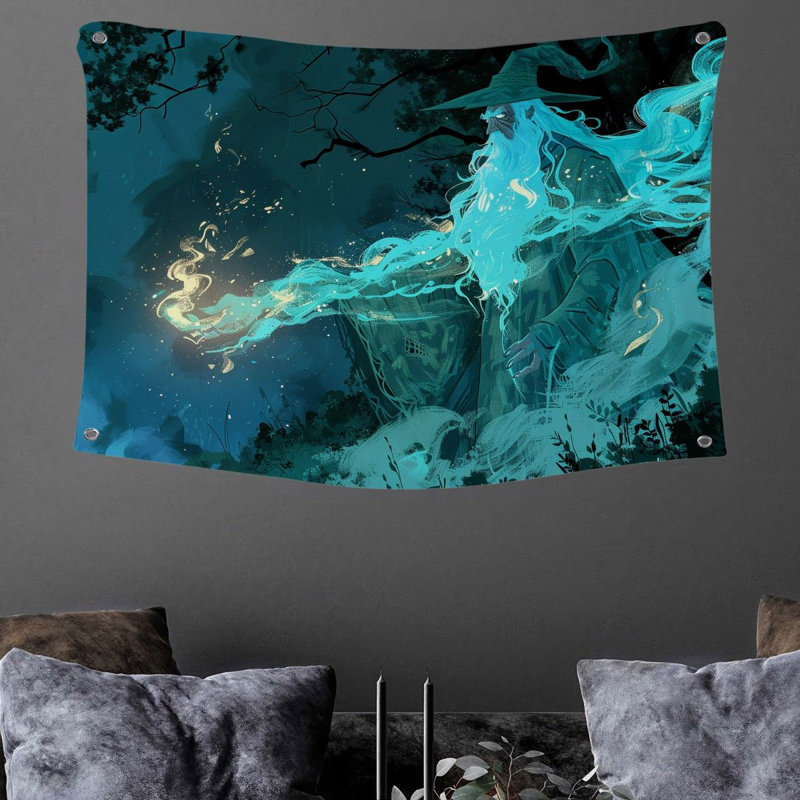 Tapisserie en microfibre, H 50 po x l 60 po