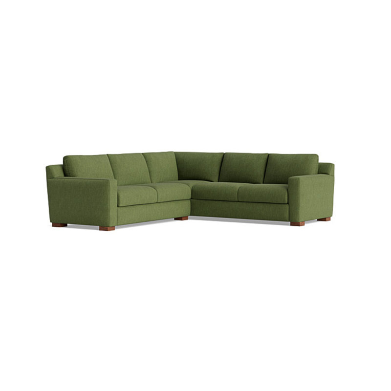Catalina Sectional, Performance Weave - Basil, Right Hand Facing