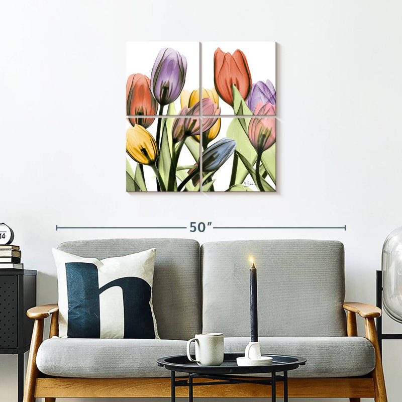 Harnek Tulip Scape, H 26 po x l 26 po