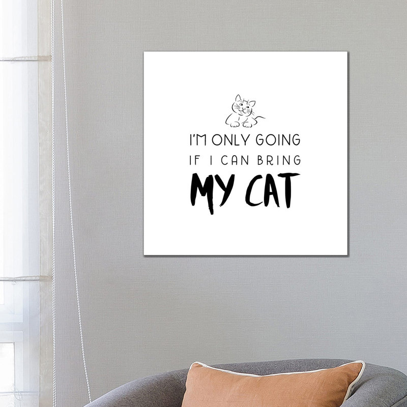 Bring My Cat by Amanda Murray - Wrapped Canvas Print, 66.04cm H x 66.04cm W x 1.91cm D