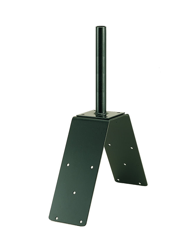 Large Black Steel Weathervane Roof Mount