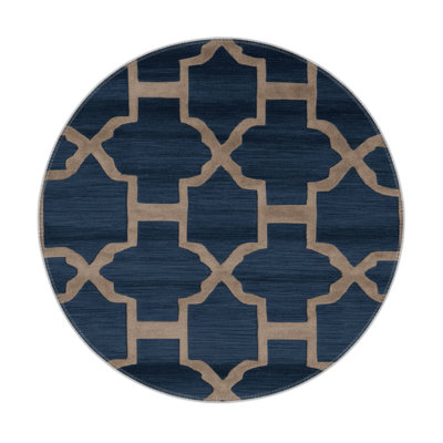 Tapis gris intérieur et extérieur Trellis