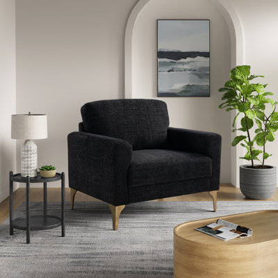 Lucianne 31.1" Wide Modern Arm Chair by Mercer41