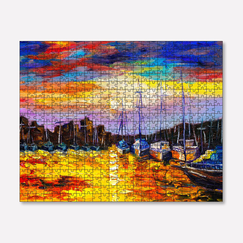 Casse-tête 1000 pièces, 26,8 po x 18,9 po | Conception 100% carton de haute qualité et éclatante | Parfait pour le plaisir en famille, le soulagement du stress et les jeux éducatifs | Cadeau pour adultes et enfants | Dimensions de la boîte: 13,2 po x 9,1 po x 2,0 po