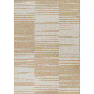 Abrego Striped Indoor / Outdoor Rug