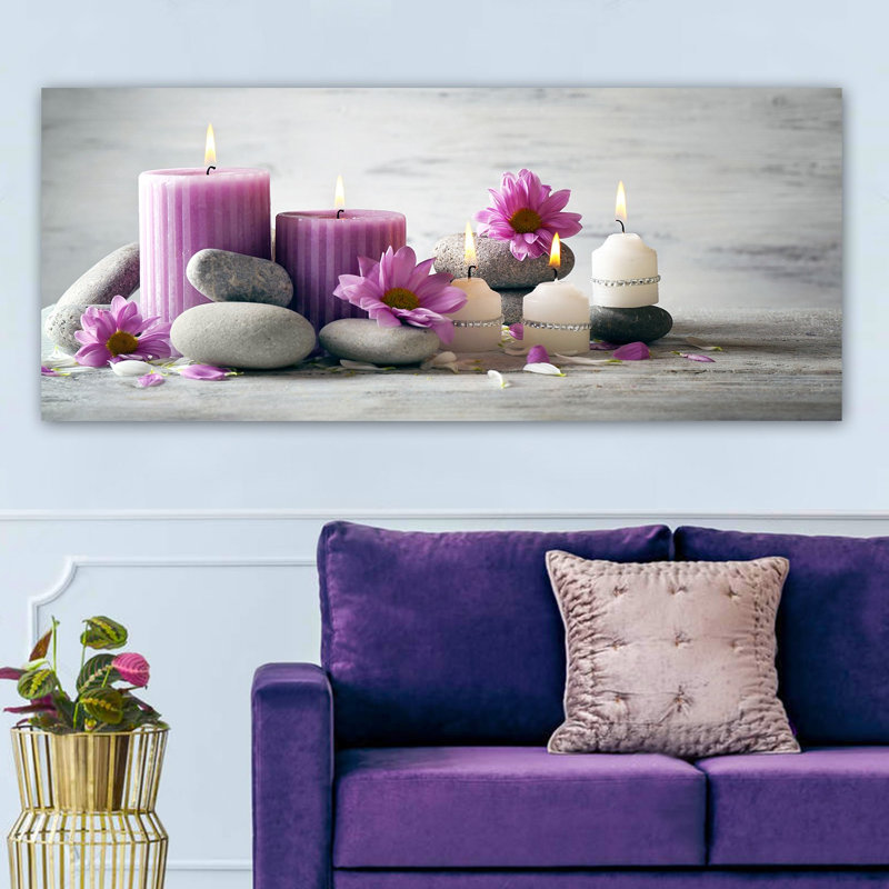 Superbe peinture sur toile décorative de 19,7 po x 47,2 po | 100% toile, cadre 100% bois (épaisseur: 1,2 po) | Idéal pour le salon, la chambre à coucher et le bureau | Couleurs éclatantes et conception unique