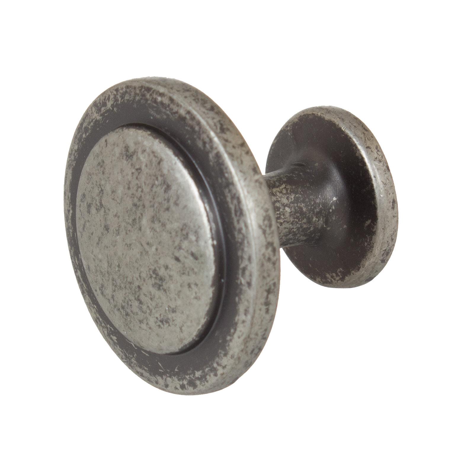 1 1/4" Diameter Mushroom Knob Multipack, Weathered Nickel
