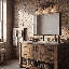 Éclairage pour salle de bain à 4 lumières à intensité variable bronze / brun Eleesia-1907683632-1907683645