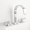 Devon Line2 Widespread 8" Bathroom Faucet + Universal Click-clack Drain – Matt Black