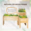 Ensemble de 3 jardinières surélevées Outsunny