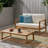 LOVESEAT & COFFEE TABLE