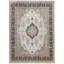 Oriental Area Rug in Ivory/Black
