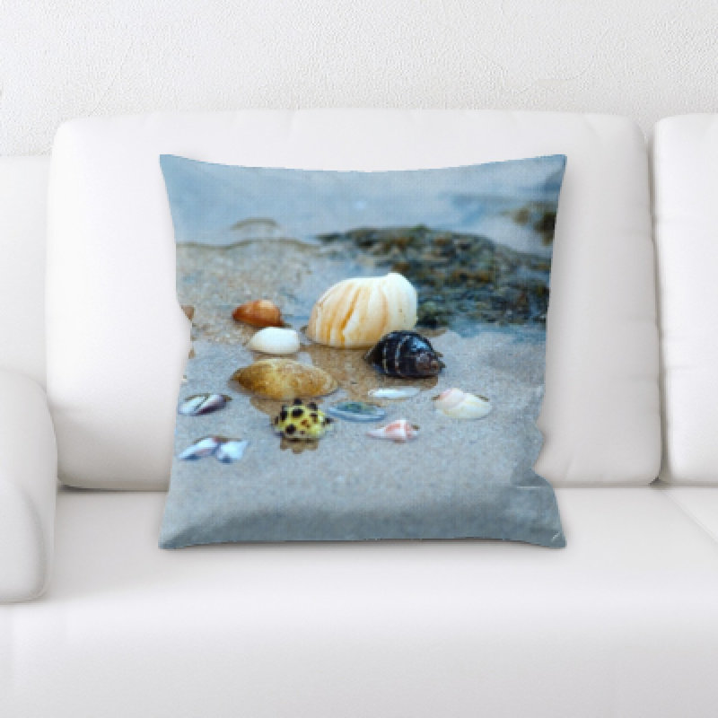 Horst Sea Shells Throw Pillow