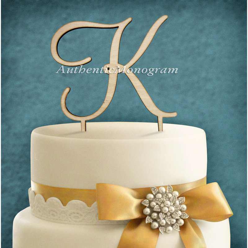 Surmatelas à gâteau à une seule lettre, Lin, K