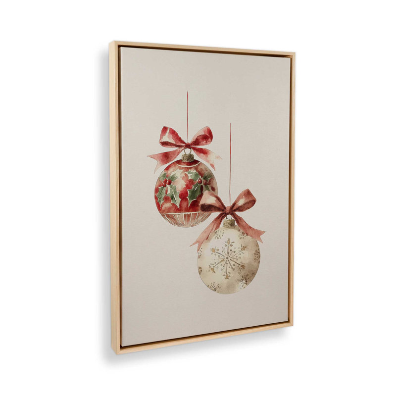 «Tied with Cheer», reproduction d'art sur toile, H 12,75 po x l 8,75 po, Érable américain