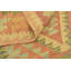 Tapis de zone en laine beige/rouge 2 pi 10 po x 4 pi 5 po one-of-kind à la main noué la Elland