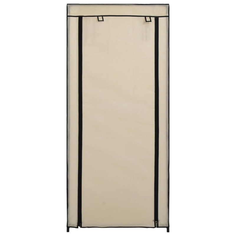 10 Pair Shoe Rack, Cream