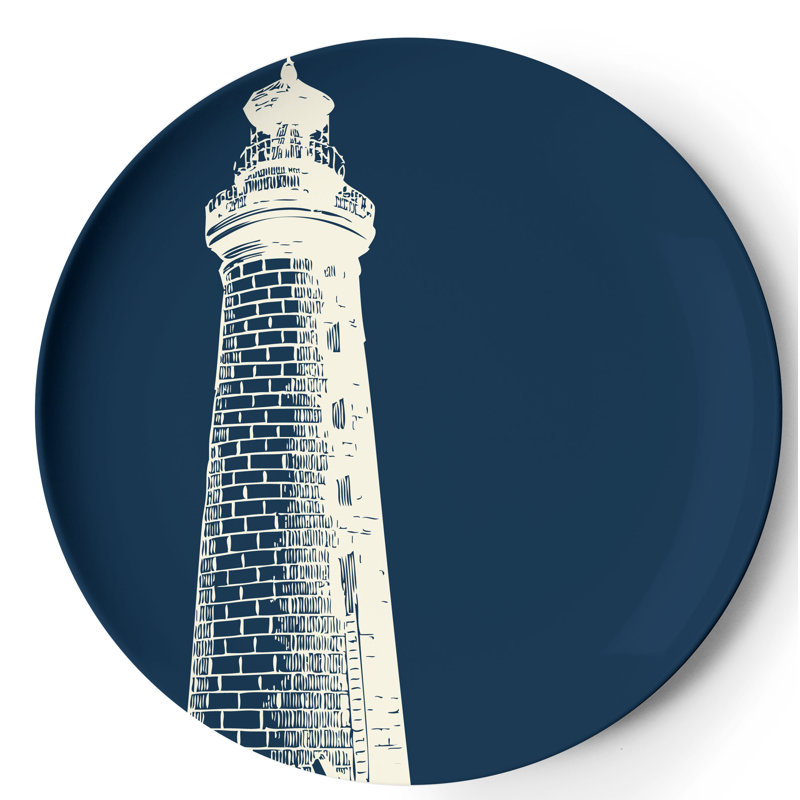 Scrimshaw Melamine Dinner Plate