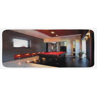 Modern & Contemporary Solid Color Polyester Kitchen Mat