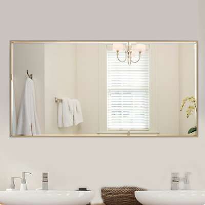 Audriana Aluminum Flat Wall Mirror