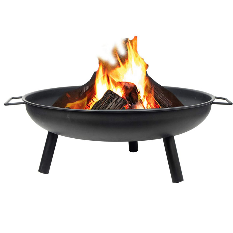 Leenhouts Round Metal Wood Burning Smokeless Fire Pit