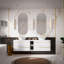 140mm Double Bathroom Vanity with Ceramic Basin