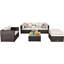6 - Person Patio Conversation Set with Cushions-1626054406