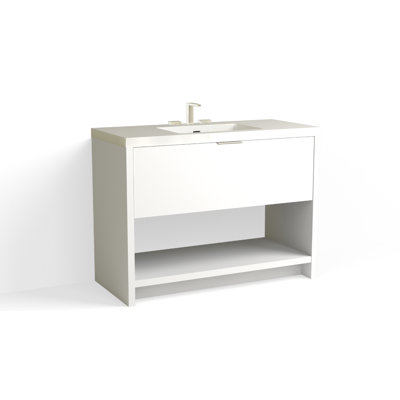 Vista 48" W Freestanding Single Bathroom Vanity