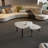 Modern Coffee Table With 360-Degree Rotatable Top And Sintered Stone