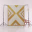 Tapis en coton polypropylène à motif géométrique beige, jaune et brun-2103435361