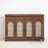 Nut-brown Solid Wood+Rattan Shoe Storage Bench