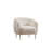 Mélange de polyester beige Nampreet