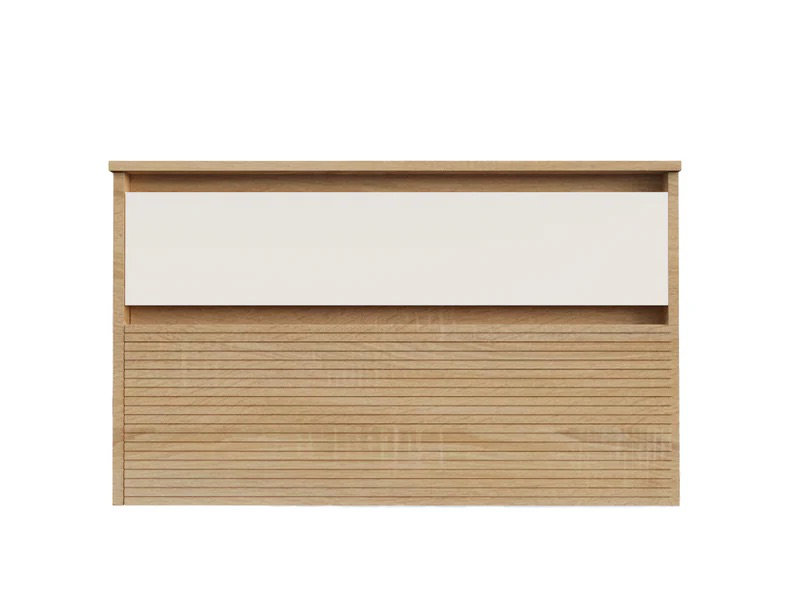 Bathroom Vanity Cabinet CODE Collection by DAX, White, 28" W