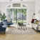 Gertmenian Crystal Print Cullen Ivory Cream Pink Multi Transitional Floral Border Washable Flat Pile Indoor Area Rug