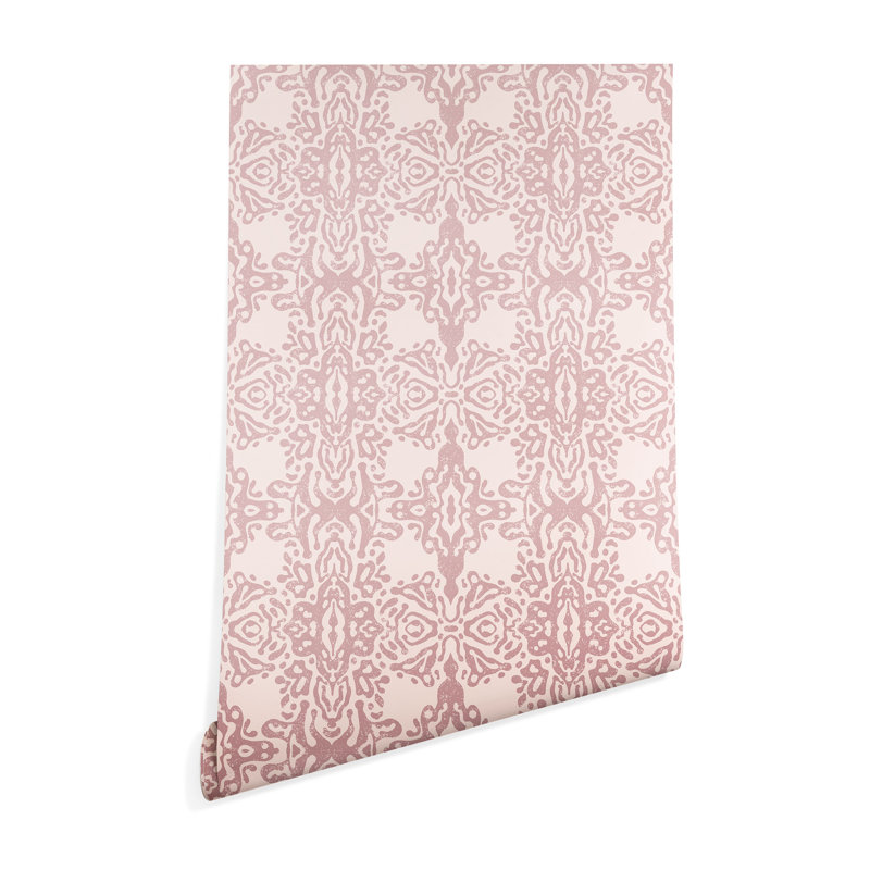 Schatzi Brown Marlene Global Mauve Wallpaper Panel, 8' L x 24" W