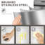 HOMCOM 48L Sensor Bin, Stainless Steel Kitchen Bin with Automatic Close