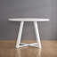 Innes 5-Piece Round Dining Set, Trestle Dining Table With 4 Stylish Chairs